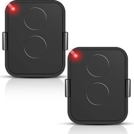 Lot de 2 Télécommandes Portail Pour ON2E, 2 Canaux 433,92 MHz Télécommande pour Portail, Code Tournant Sécurisé, Compatible Récepteurs Automatisés (1/5)