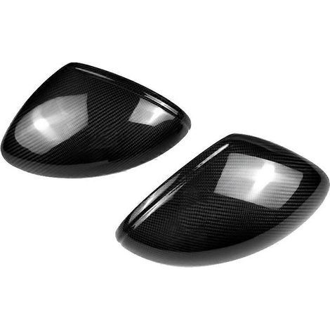 Coque de rétroviseur en fibre de carbone pour Porsche 718 Boxster Cayman (2016-2022, conduite à gauche) (1/5)