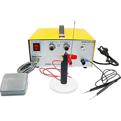 Schmuckpunktschweißer, 400W Leistung, 0,680A Strom, tragbares Design, 220V (1/2)