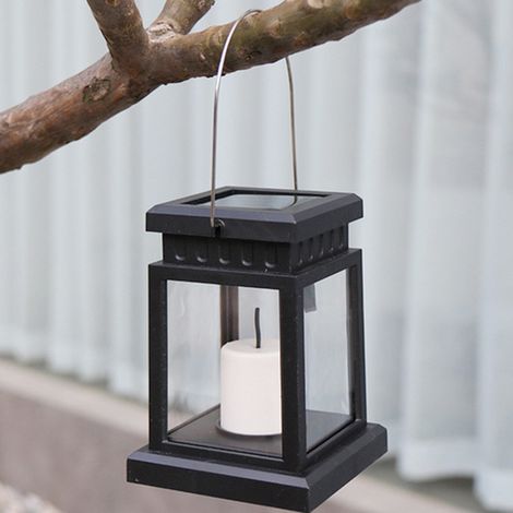 Lanternes solaires suspendues d'extérieur, lanternes solaires d'extérieur, lanterne d'extérieur avec bougie pour jardin (1/4)