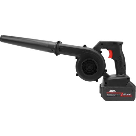 Souffleur de feuilles sans fil 20V avec batterie et chargeur, aspirateur broyeur puissant, buse et tuyau, kit complet, prise US (1/5)