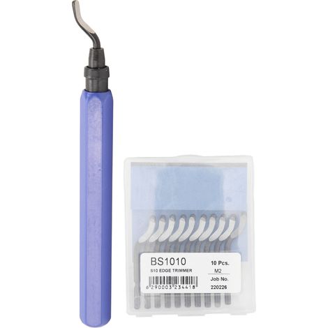Entgratwerkzeug mit 10 Klingen zum Entfernen von Kantengraten an Kupfer- und PVC-Rohren, für 3D-Druck, Kunstharz und Metallbearbeitung RB1100 (1/5)