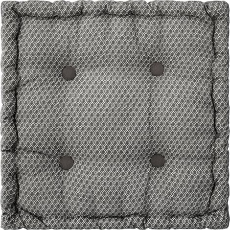 Cuscino da terra otto grigio 40x40cm - Atmosphera créateur d'intérieur