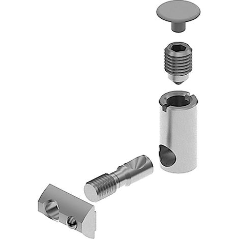 Fath Gehrungsverbinder 30-90 Grad für Item Sytem Aluprofil Nut 8, Stahl verzinkt (1/5)