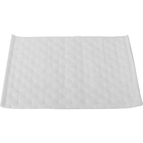 Tapis insonorisant de voiture 50x80cm, isolation thermique en coton blanc universel pour capot de porte automobile (1/5)