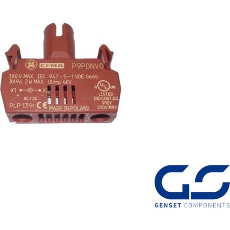 Bloque Portalamparas Directa BA95 General Electric 187020 EAN 8017018870206