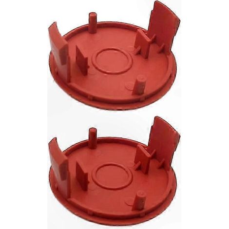 Lot de 2 capuchons de protection de bobine en plastique pour coupe-bordures AFS 23-37 (pièces de rechange compatibles F016F04841) (1/3)