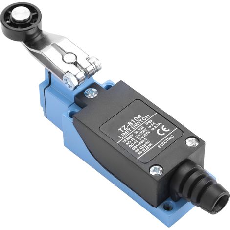 Interrupteur de fin de course momentané SPDT TZ-8104 à levier à galet rotatif 6 A 250 V (1/5)
