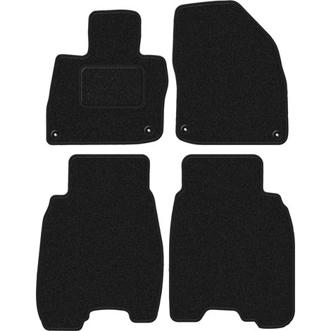 Alfombrillas de terciopelo para coche: Honda Civic VIII (UFO) hatchback (2006-2012) antracita