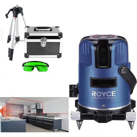 LIVELLA LASER ROTAZIONE 360º AUTOLIVELLANTE TRACCIATORE BOLLA DIGITALE MAGNETICA