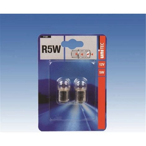 Unitec R5W Kugellampe Standard 12 V 5 W Glühlampe