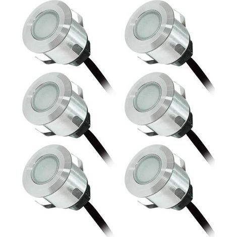Kit 6 focos para terraza TERRASSO 3000K Blanco cálido
