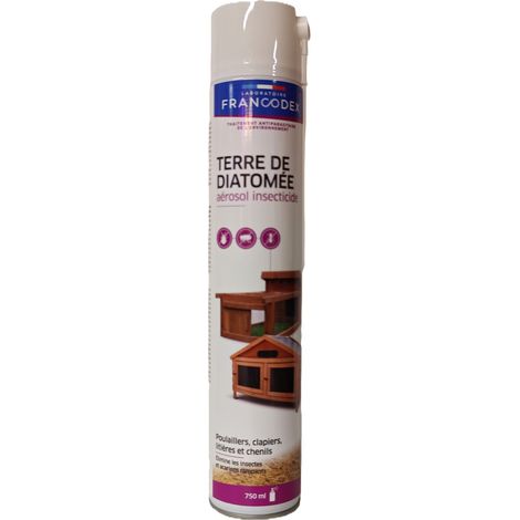 Terre de Diatomée Aérosol 750ml basse-cour - Francodex (1/3)
