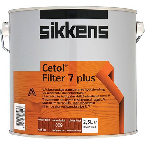 Sikkens Cetol Filter 7 Plus Woodstain Paint - 5 Litre - Dark Oak (009)