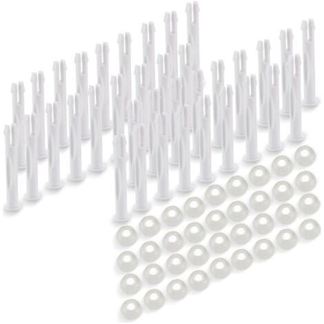 Kit de joints en caoutchouc et de goupilles de joint 25018 - Kit de joints de goupilles de piscine de 2,75" de long pour piscines rondes à cadre métallique Intex de 13' à 24', paquet de 36 (1/5)