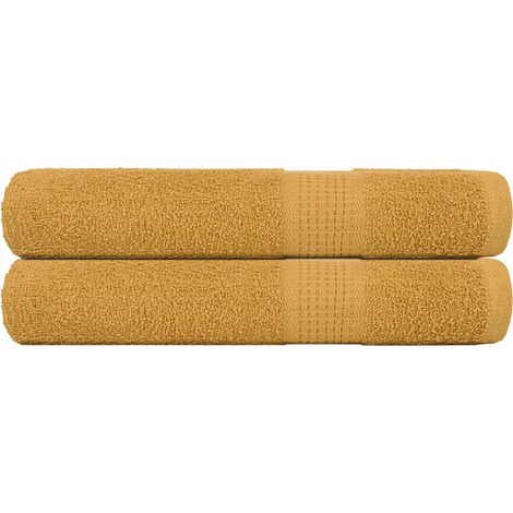 Serviettes de sauna FROGN 2 pièces. Or 80x200 cm 360 g/m²