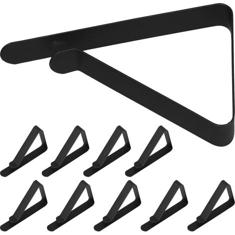 10 pinzas antideslizantes de acero inoxidable para manteles – pinzas resistentes – para mesas de exterior – picnics/jardines/camping/fiestas – estables (1/5)