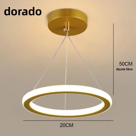 Moderne LED-Deckenleuchte in dreifarbiger Ausführung, Aufputzmontage, AC 85–265 V, für Schlafzimmer, Esszimmer, Flur und als Alltagsbeleuchtung (1/5)