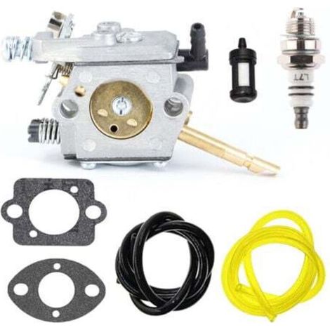 FS66 WT-45 Vergaser für Stihl Freischneider FS86, FS48, FS52, FS56, FS62, FS81, FS106. Ersetzt WT-45-1, WT-45A, 4126 120 0610, inklusive Zündkerzendichtung.