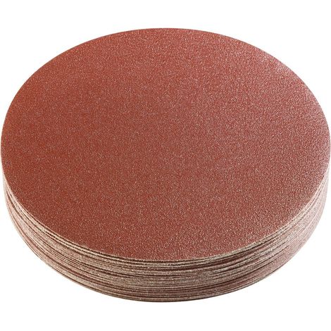 AREBOS 30 discos de lijado con velcro para lijadora de cuello largo P80 / 240 mm (1/5)