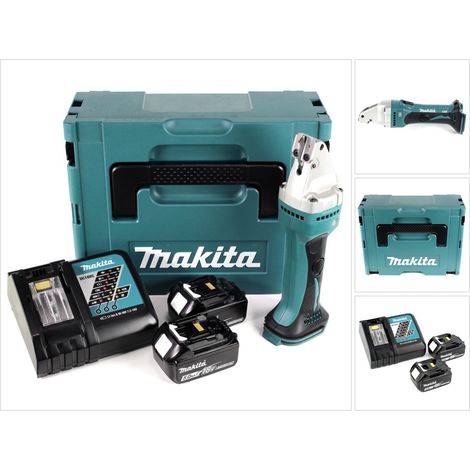 Blechschere MAKITA DJS161RTJ (2 x 5,0 Ah + DC18RC + MAKPAC 2)