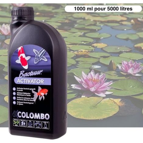 Activateur De Bactéries Bassins 1000ml Pour Bassins De Jardin de 5000 Litres