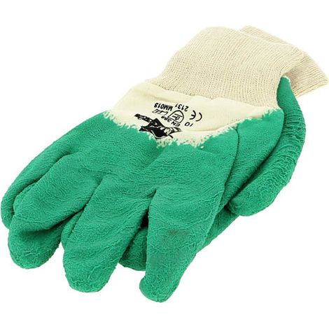 Gants enduits latex pour manutention taille 10