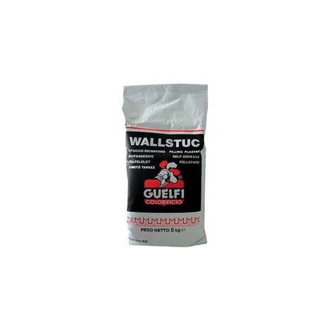 STUCCO IN POLVERE WALLSTUC PER INTERNI- - Kg.5 bianco - 5 pezzi GUELFI