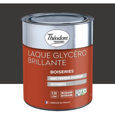 Laque Glycéro Brillante Théodore Noir 2,5 L (1/2)