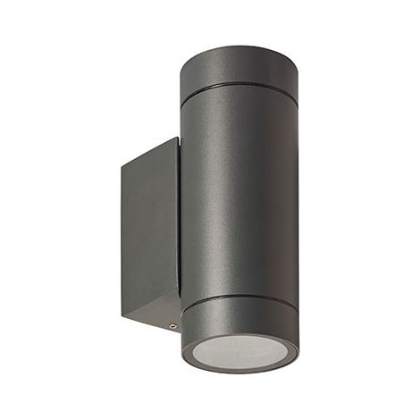 Aric Applique extérieure noire moderne 2 ampoules GU10