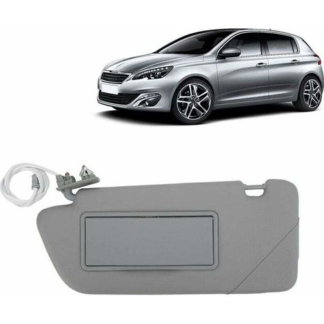 Trywise Pare-Soleil de Voiture Pare-Soleil de Voiture 8163EG ABS Intérieur Pare-Soleil Remplacement pour Peugeot 2008 3008 301 308 308S 408 508 98158119ZQ
