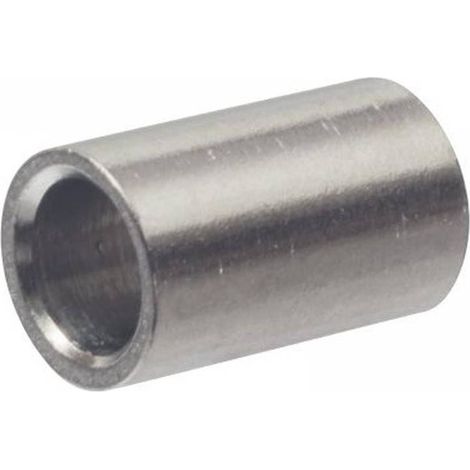 100 Manchons Rond Lisses 3 mm - Inox A4 - D-Work (1/4)