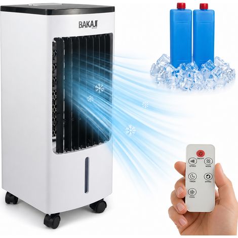 Raffrescatore a Aria 2 Blocchi Refrigeranti Umidificatore Telecomando Air Cooler