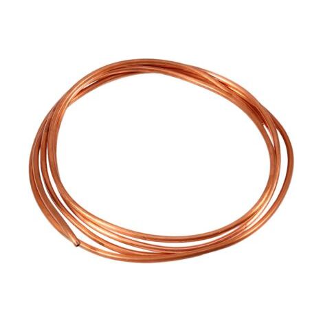 Tuyau en cuivre souple de 2 m, diamètre extérieur 4 mm x diamètre intérieur 3 mm, pour la plomberie frigorifique (1/5)