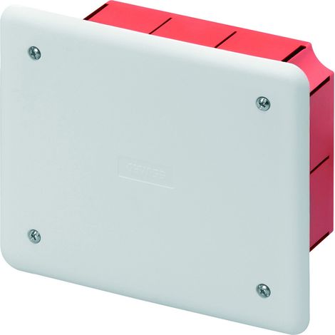 Scatola di derivazione da incasso con coperchio e viti 118x96x70 Gewiss 48003