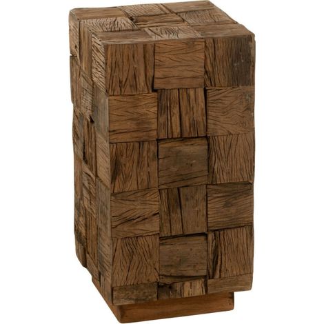 Sellette Déco en Bois "Evasion" 60cm Marron (1/5)