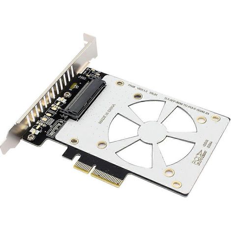 U.2 zu PCIe PCI Express 3.0 x4/x8/x16 zu SFF-8639 U.2 Adapter für 2,5-Zoll NVMe PCIe U2 SATA SSD (750 GB). (1/5)