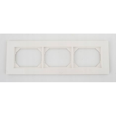 Plaque de finition vilma-electric express xp 500 plastique blanche 24.5 cm