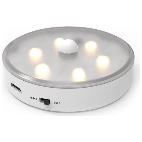 Lote de 3 lámparas LED con sensor y mando a distancia, adecuadas para escaleras, dormitorios, pasillos, armarios e iluminación de cocina (luz cálida). (1/4)