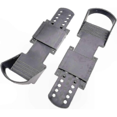 Paire de pédales compatibles avec les rameurs et les vélos elliptiques - Pièces de rechange pour appareils de fitness à domicile - Accessoires universels pour appareils de musculation (1/4)