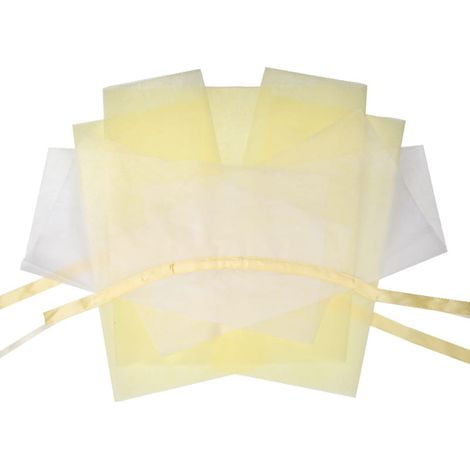 SnapWrap – Sofort-Blumenstraußverpackung – gelb – 2 Stück