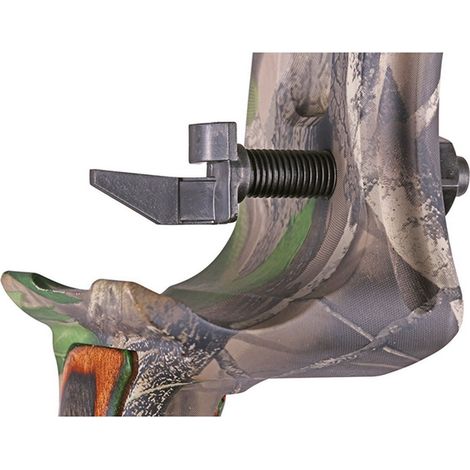 Support de flèche réglable à vis pour arc classique, idéal chasse et tir traditionnel. (1/4)