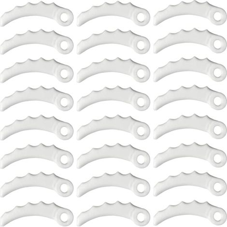 24 lames de rechange en plastique, tête de 255 mm x 3,6 mm, lames en plastique pour Makita 198426-9 (1/3)