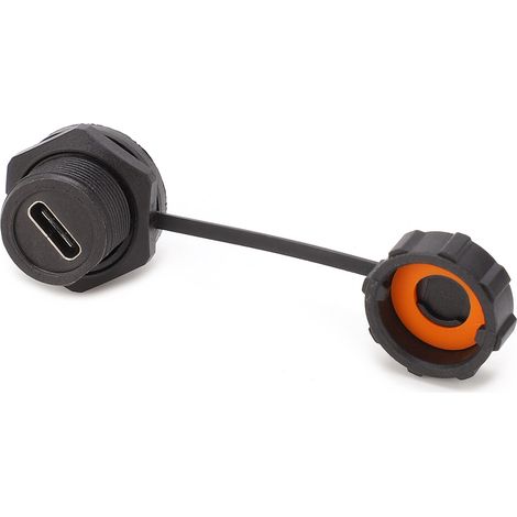Wasserdichter USB-Anschluss mit Innengewinde für die Schalttafelmontage – Industriebedarf E10TPC-TF-F-F (1/5)