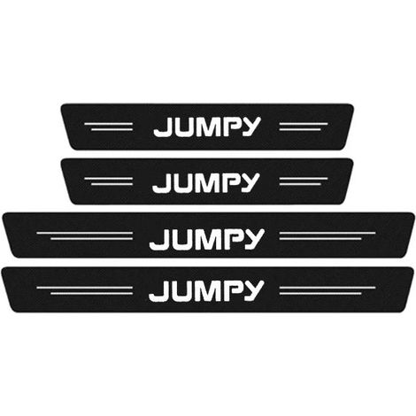 (4 pièces) Autocollants imperméables pour portières et coffre de voiture,film de décoration intérieure,protection anti-rayures,emblème Citroën Jumpy (1/3)
