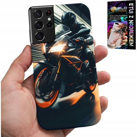 Coque pour Samsung Galaxy S21 Ultra - moto + film protecteur (1/5)