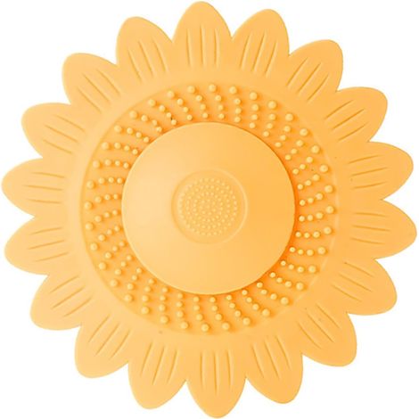 Lot de 1 bouchons de vidange de douche, bouchons de vidange avec double filtration, bouchon de vidange de baignoire en forme de fleur, pour cuisine, salle de bain et buanderie (1/5)