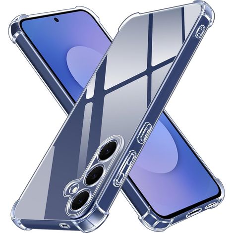 Custodia per Samsung Galaxy S25 FE, antiurto, trasparente (1/5)