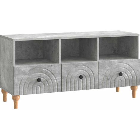Mobile TV Grigio Cemento 102 x 34,5 x 50 cm vidaXL