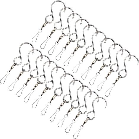 mousquetons pivotants en acier inoxydable rotation à 360